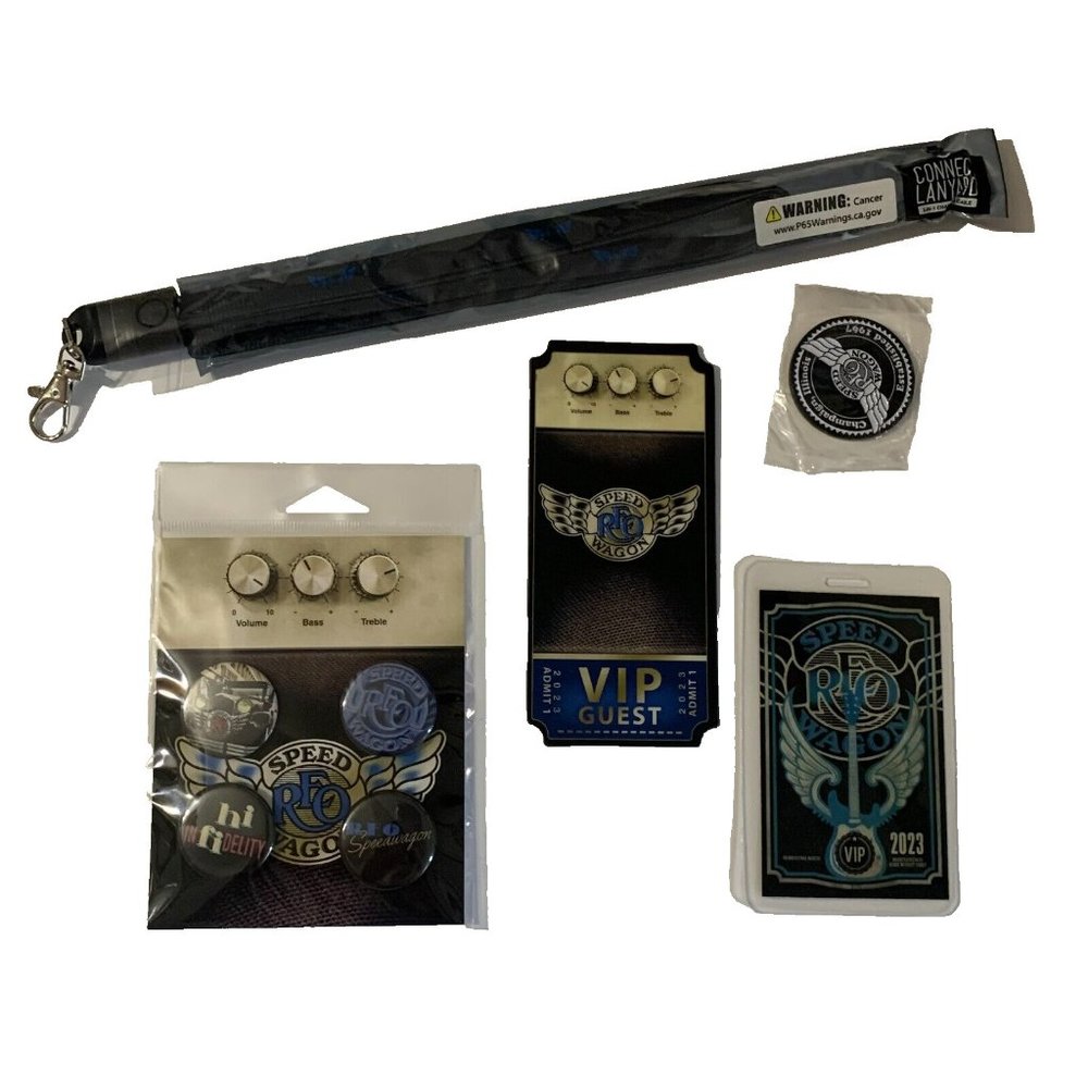 NEW Reo Speedwagon Memorabilia Keychain Pens Retro